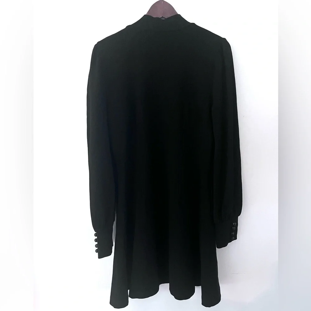 Kate Spade New York Mockneck Ponte Dress Broome Street Black Large Fit and Flare
